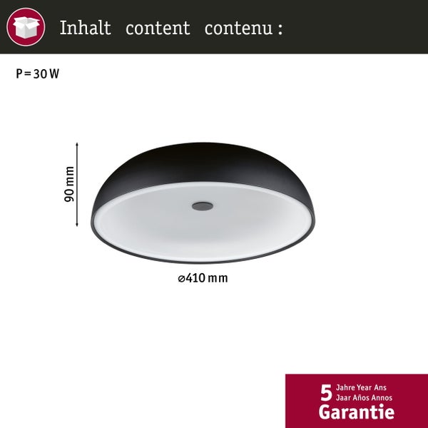 Deckenleuchte mit 410 Millimeter Durchmesser und 30 Watt Leistung