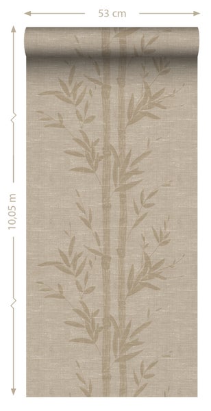 Origin Wallcoverings Tapete Bambusmuster Beige - 50 x 900 cm - 347926