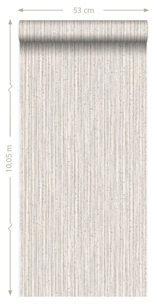Origin Wallcoverings Tapete Bambusmuster Sandbeige - 53 cm x 10.05 m - 347400