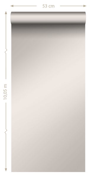 Origin Wallcoverings Tapete Uni Warmgrau - 53 cm x 10.05 m - 346501