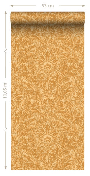 ESTAhome Tapete Ornamente Terrakotta - 50 x 900 cm - 131616