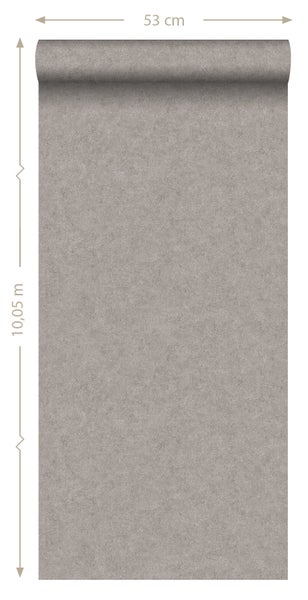 ESTAhome Tapete Beton-Optik Braun - 53 cm x 10.05 m - 138234