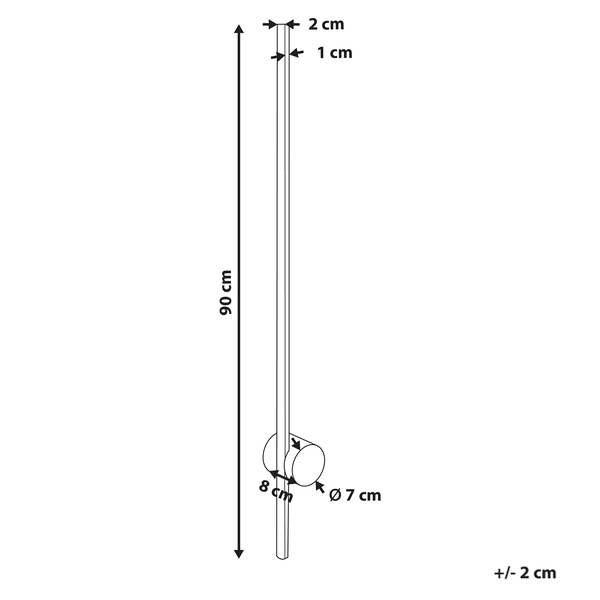 LED Wandlampe INGENIO Metall Gold