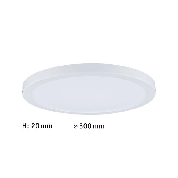 LED Panel Atria rund 300mm 16W 1450lm 2700K Weiß dimmbar