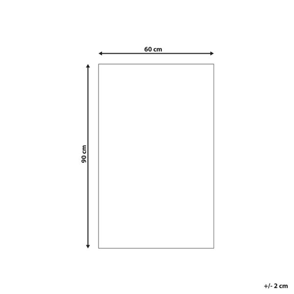 Kinderteppich GWALIJAR Blau 60 x 90 cm Baumwolle