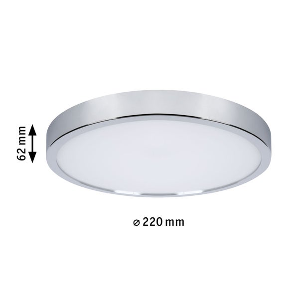 Runde Deckenleuchte, Durchmesser 220 Millimeter, Höhe 62 Millimeter