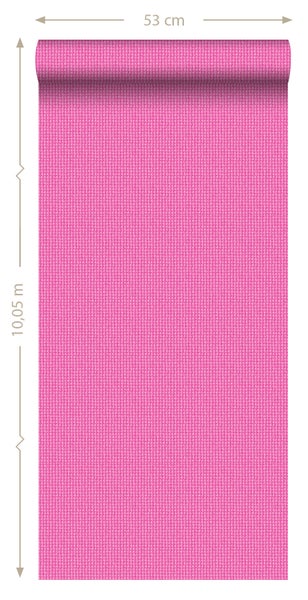 ESTAhome Tapete Stickmuster Rosa - 53 cm x 10.05 m - 138133