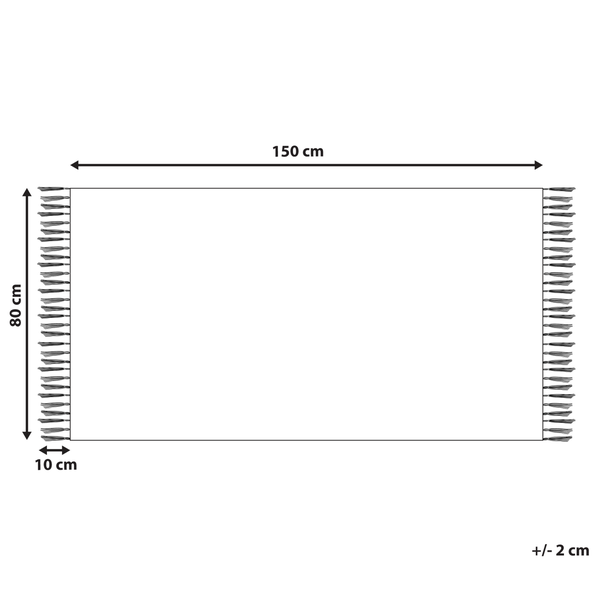 Outdoorteppich SAHBAZ Bunt 80 x 150 cm