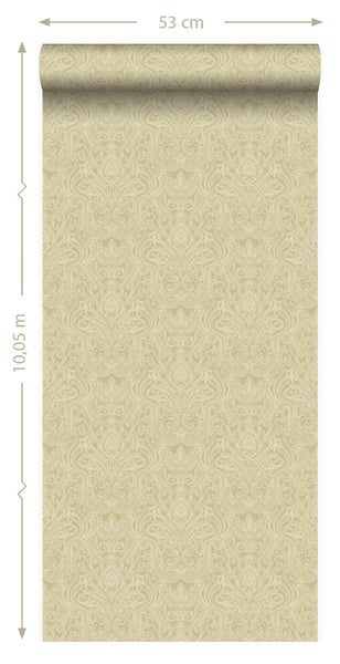 Origin Wallcoverings Tapete Ornamente Gold - 53 cm x 10.05 m - 346532