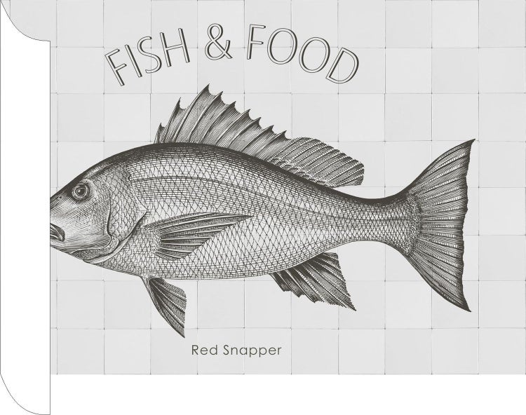ESTAhome Wandtattoo Fisch Schwarz - 70 x 46.5 cm - 159036