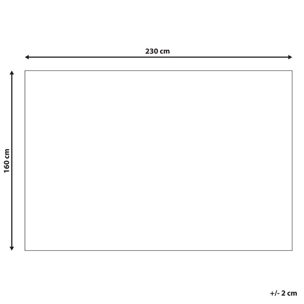Teppich Baumwolle hellbeige Tiermotiv 160 x 230 cm AFIS