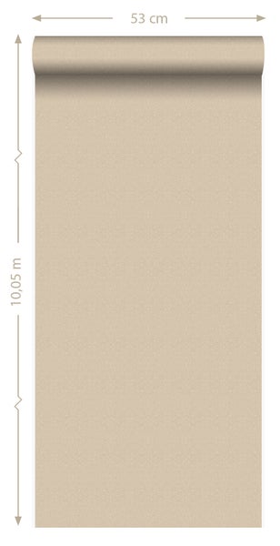Origin Wallcoverings Tapete kleine Ornamente Creme-Beige - 53 cm x 10.05 m - 345443