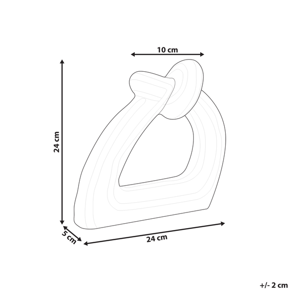 Abbildung mit Maßangaben eines Handtuchhalters