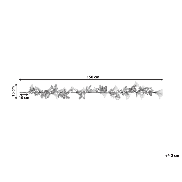 Weihnachtsgirlande ROTA 150 cm Kupfer