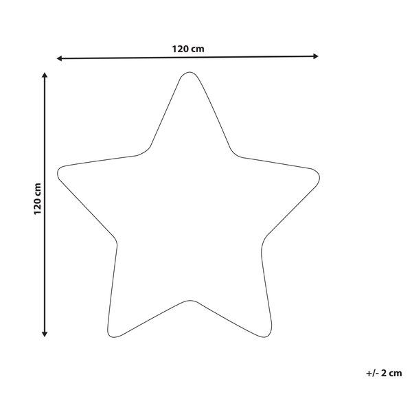 Kinderteppich SIRIUS Weiß 120 x 120 cm