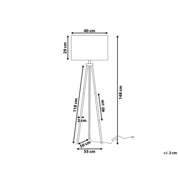 Stehlampe VISTULA Metall Kupfer
