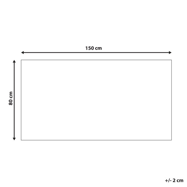Teppich ATIKE Rosa 80 x 150 cm Viskose