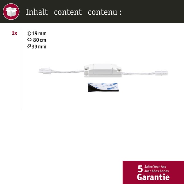CorDuo Seilsystem 3-Step-Dim 3 Stufen Dimmer Weiß