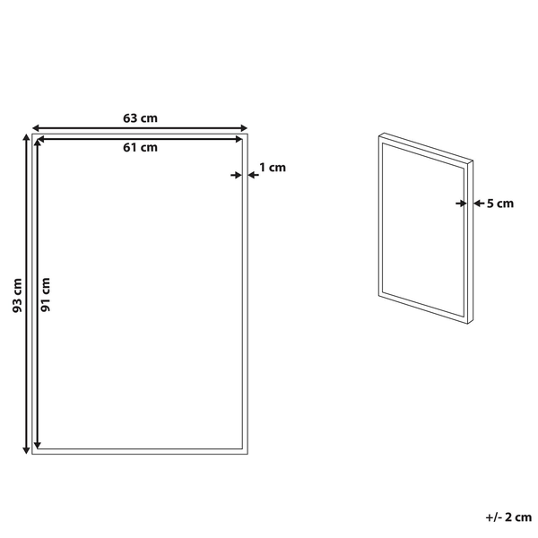 Canvas CAMPLI Tiermotiv 63 x 99 cm Grau