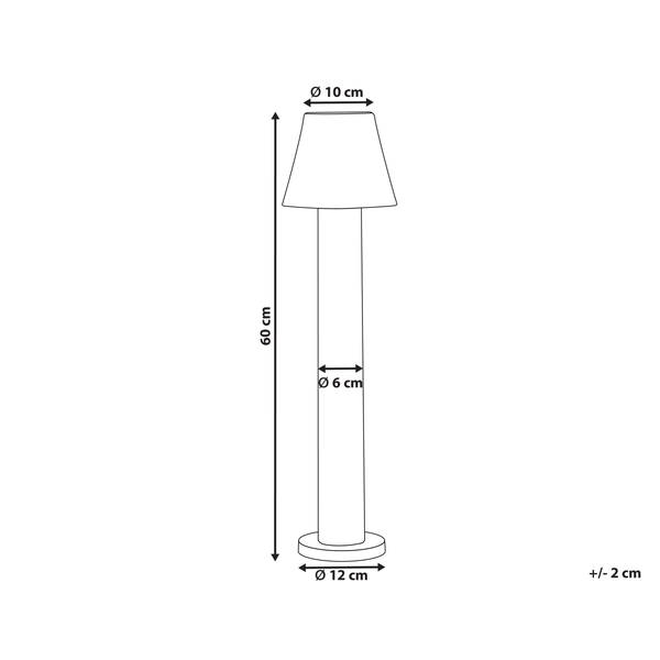 LED Pollerleuchte HOLMES Schwarz