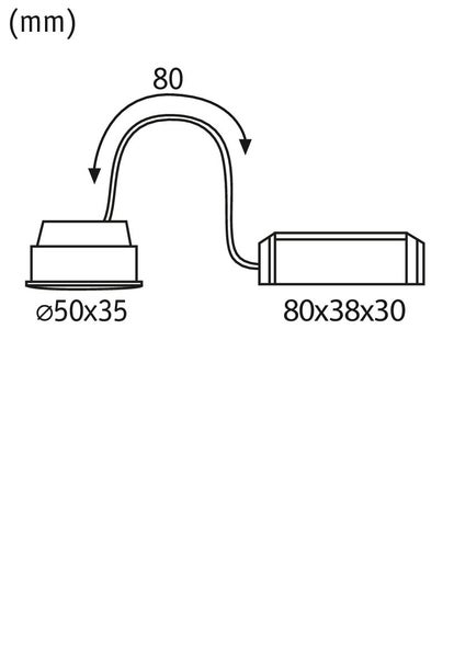LED Modul Einbauleuchte Smart Home Zigbee 3.0 Warmweiß Coin 1er-Set rund 51mm Coin 6W 470lm 230V dimmbar 2700K Satin