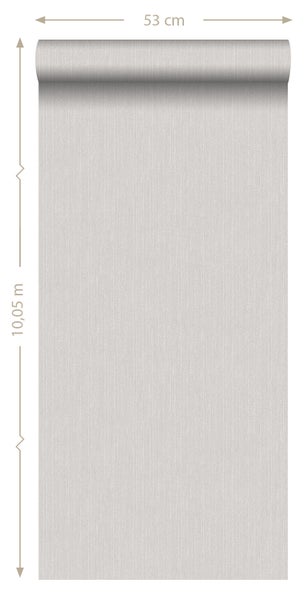 ESTAhome Tapete Jeans-Optik Grau - 53 cm x 10.05 m - 148603
