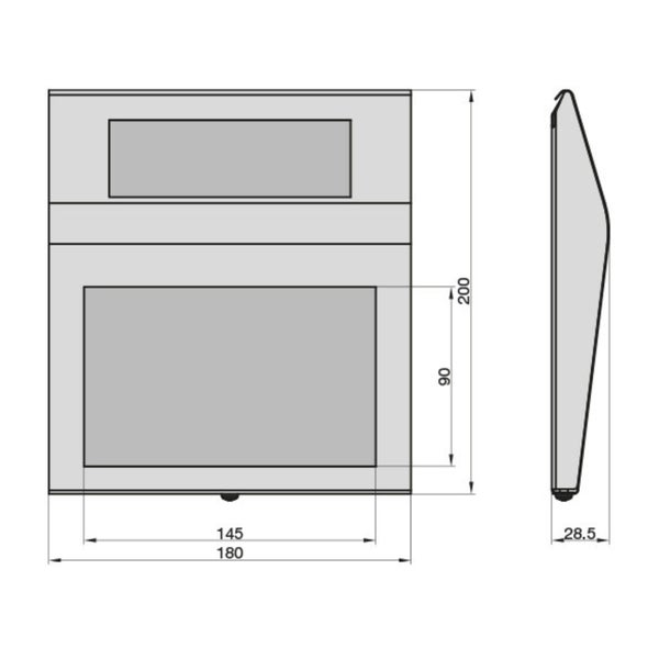 BASI Solar-Hausnummer SHN 200 mit 2 weißen LEDs inklusive Zahlen/Buchstaben Set 3x(0-9) und 1x (a-h) selbstklebend inklusive Befestigungsmaterial Edelstahl