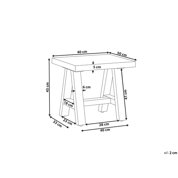 Gartenhocker TONNARE Grau