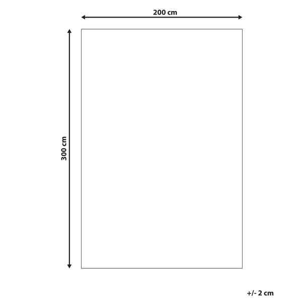 Teppich TELLIKAYA Beige 200 x 300 cm Jute