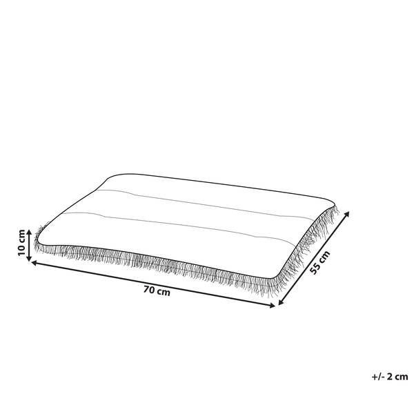 Tierbett ERGANI Samtstoff Orange