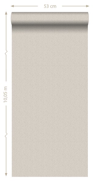 ESTAhome Tapete Stickmuster Beige - 53 cm x 10.05 m - 138129