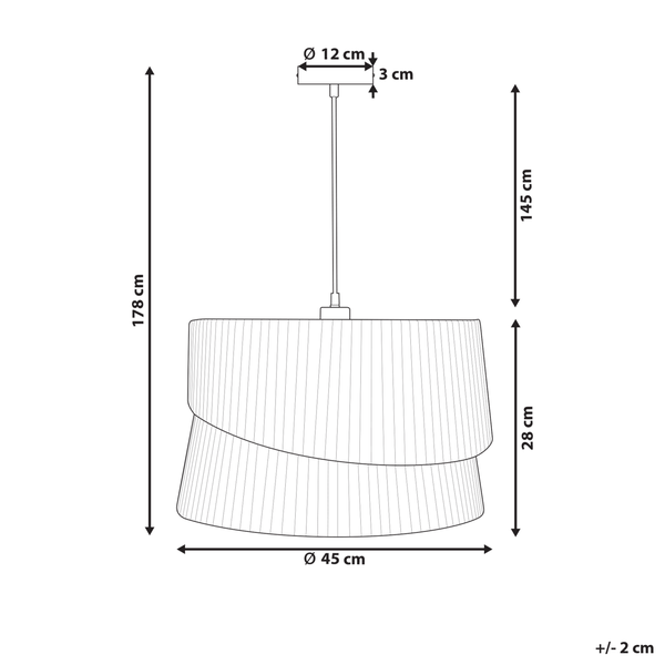 Deckenlampe BIRIM Beige