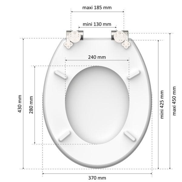instmaier WC Sitz WC5M | FSC zertifiziertes Holz | Toilettendeckel mit Absenkautomatik | Klobrille Motiv: Palme | Oval | Nachhaltig | MDF-Holzkern