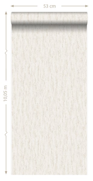 Origin Wallcoverings Tapete Stein-Optik Hellbeige - 53 cm x 10.05 m - 347585