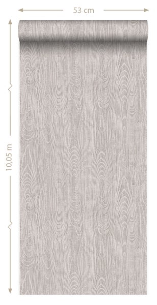 Origin Wallcoverings Tapete Holz-Optik Beige - 53 cm x 10.05 m - 347555