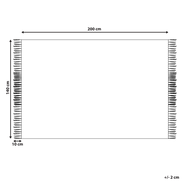 Outdoorteppich SAHBAZ Bunt 140 x 200 cm