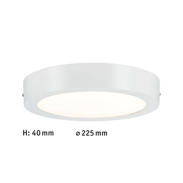LED Panel Smart Home Zigbee 3.0 Cesena rund 225mm 11W 750lm Tunable White Weiß matt dimmbar