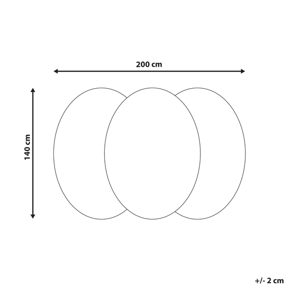 Teppich Wolle weiß / graphitgrau 140 x 200 cm Streifenmuster Kurzflor ZABOL