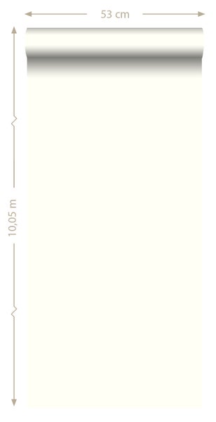 ESTAhome Tapete mit malerischem Effekt Creme-Beige - 53 cm x 10.05 m - 136402