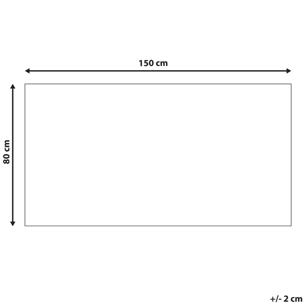 Teppich LAPSEKI Hellbeige 80 x 150 cm Wolle