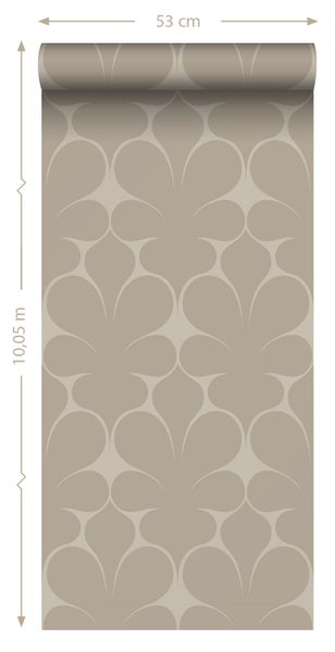 Origin Wallcoverings Tapete Ornamente Beige - 50 x 900 cm - 347922