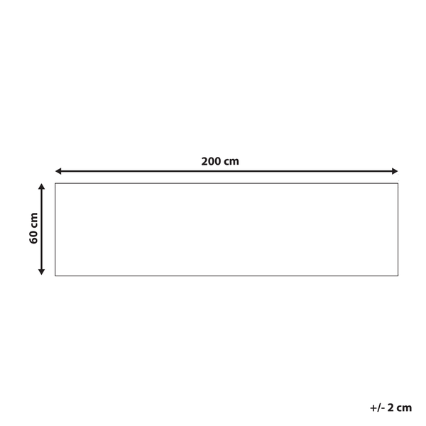 Teppich CIVRIL Bunt 60 x 200 cm