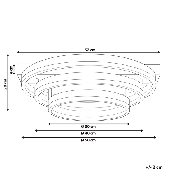 LED Deckenlampe NORE Gold