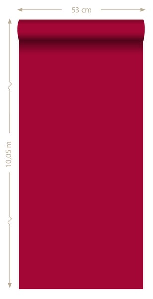 Origin Wallcoverings Tapete Uni Rot - 53 cm x 10.05 m - 345711