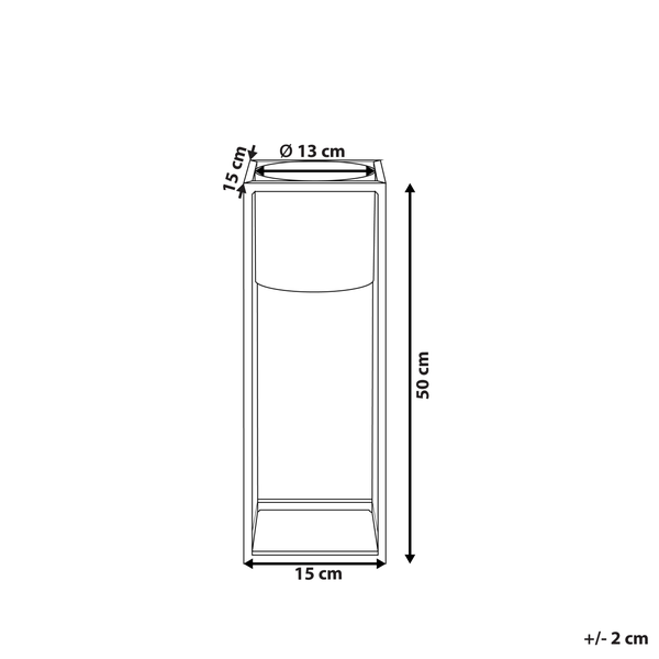 Gerillter Pflanztopf aus Keramik