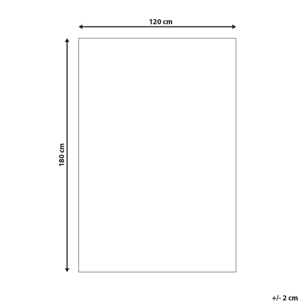 Outdoorteppich DELHI Grau 120 x 180 cm
