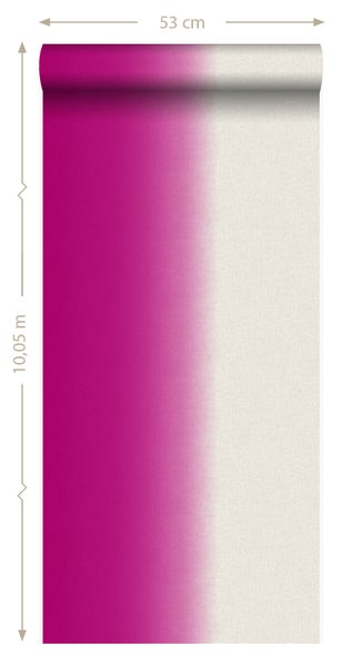 Origin Wallcoverings Tapete Dip Dye-Motiv Rosa - 53 cm x 10.05 m - 346939