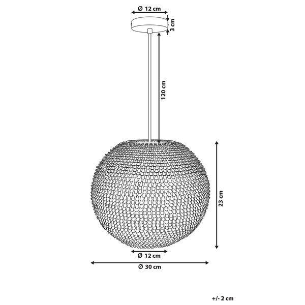 Hängeleuchte SEINE Metall Silber