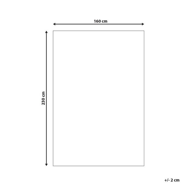 Outdoorteppich AKSU Beige 160 x 230 cm Zweiseitig