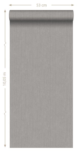 ESTAhome Tapete Jeans-Optik Taupe Grau - 53 cm x 10.05 m - 148604